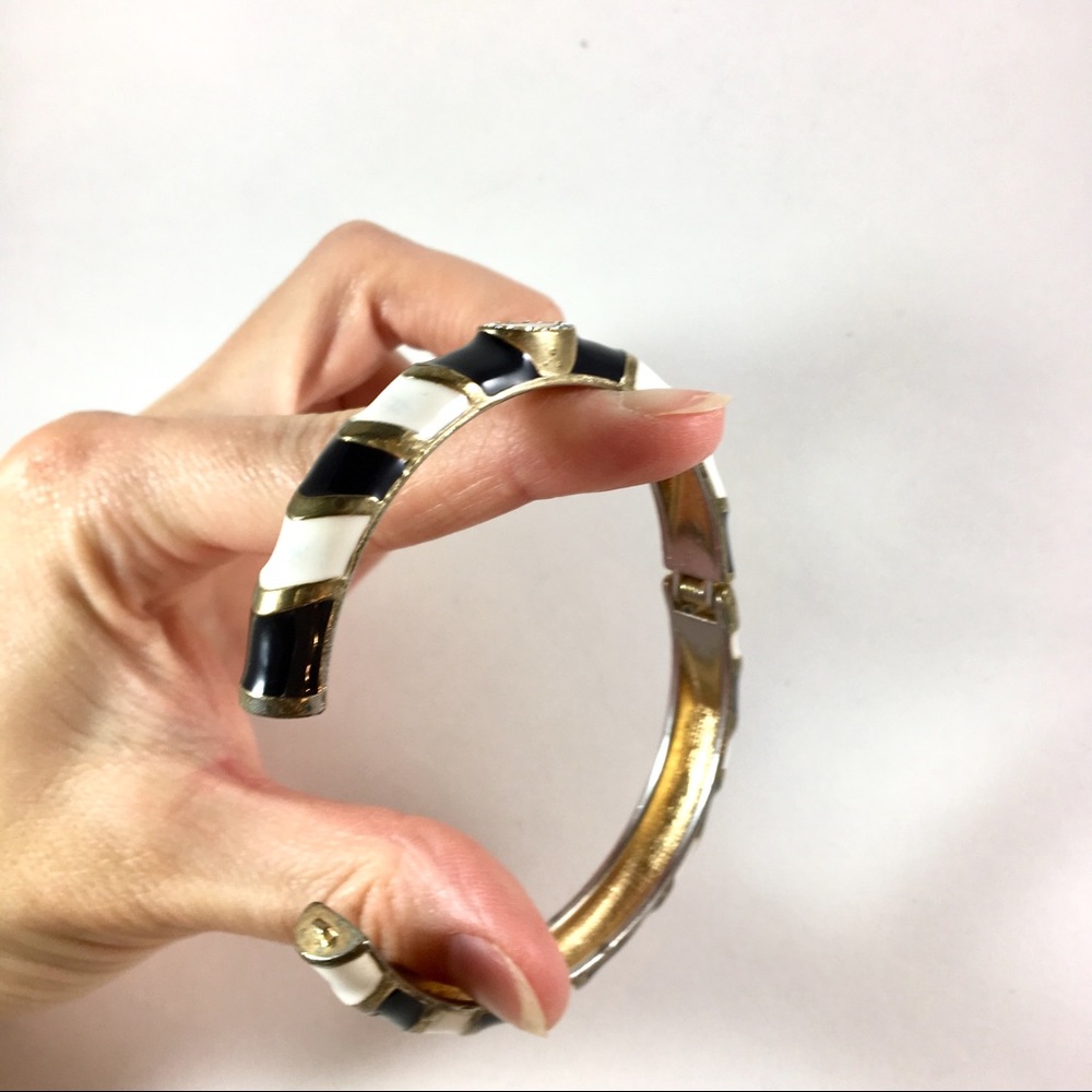 Enamel Crystal Bangle - Picture 4 of 5